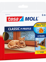 Tesa Ruban de calfeutrage Tesa Moll forme-D 9mmx6m brun