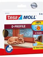 Tesa Tochtstrip Tesa Moll 05393 D profiel 9mmx6m bruin