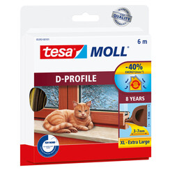 Joint de calfeutrage Tesa Moll 05393 Forme -D 9mmx6m brun