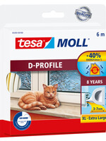 Tesa Joint de calfeutrage Tesa Moll 05393 Forme -D 9mmx6m blanc