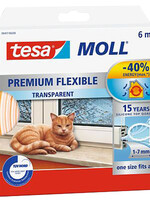 Tesa Tochtstrip Tesa Moll 05417 flexibel 6m transparant