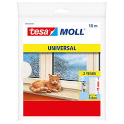 Ruban de calfeutrage Tesa moll 05454 universel 15mmx10m blanc