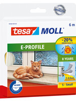 Tesa Ruban de calfeutrage Tesa Moll 05463 Forme E 9mmx6m blanc