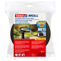 Isolation tuyauterie Tesa Moll 054443 20mmx5m noir