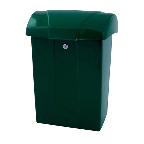 Vepa Bins Boîte à lettres Vepa Bins avec rabat plastique vert