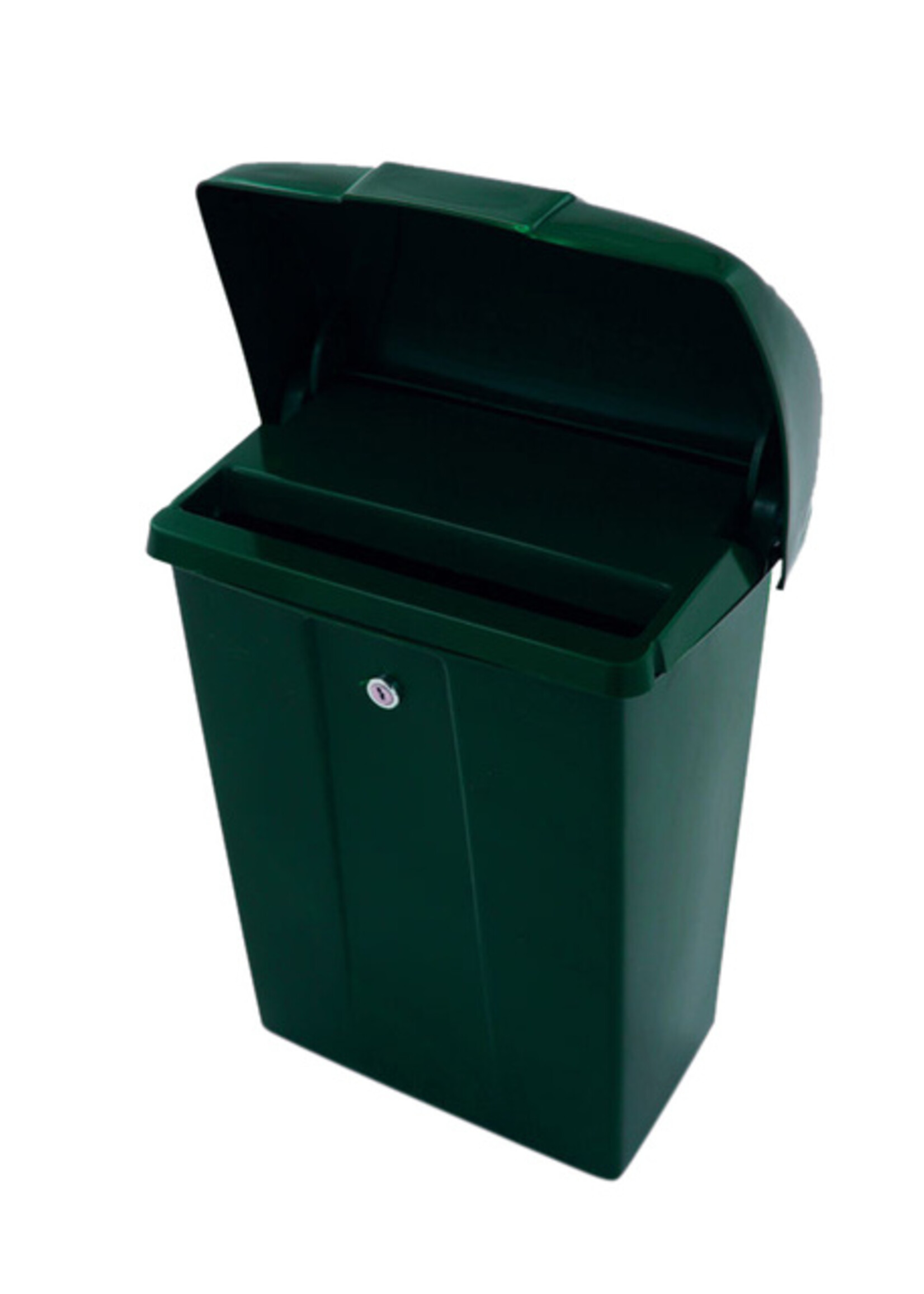 Vepa Bins Brievenbus Vepa Bins met klep kunststof groen