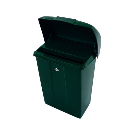 Vepa Bins Boîte à lettres Vepa Bins avec rabat plastique vert