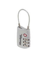 Master Lock Cadenas Masterlock combinaison 3 chiffres TSA câble flexible assorti 30mm