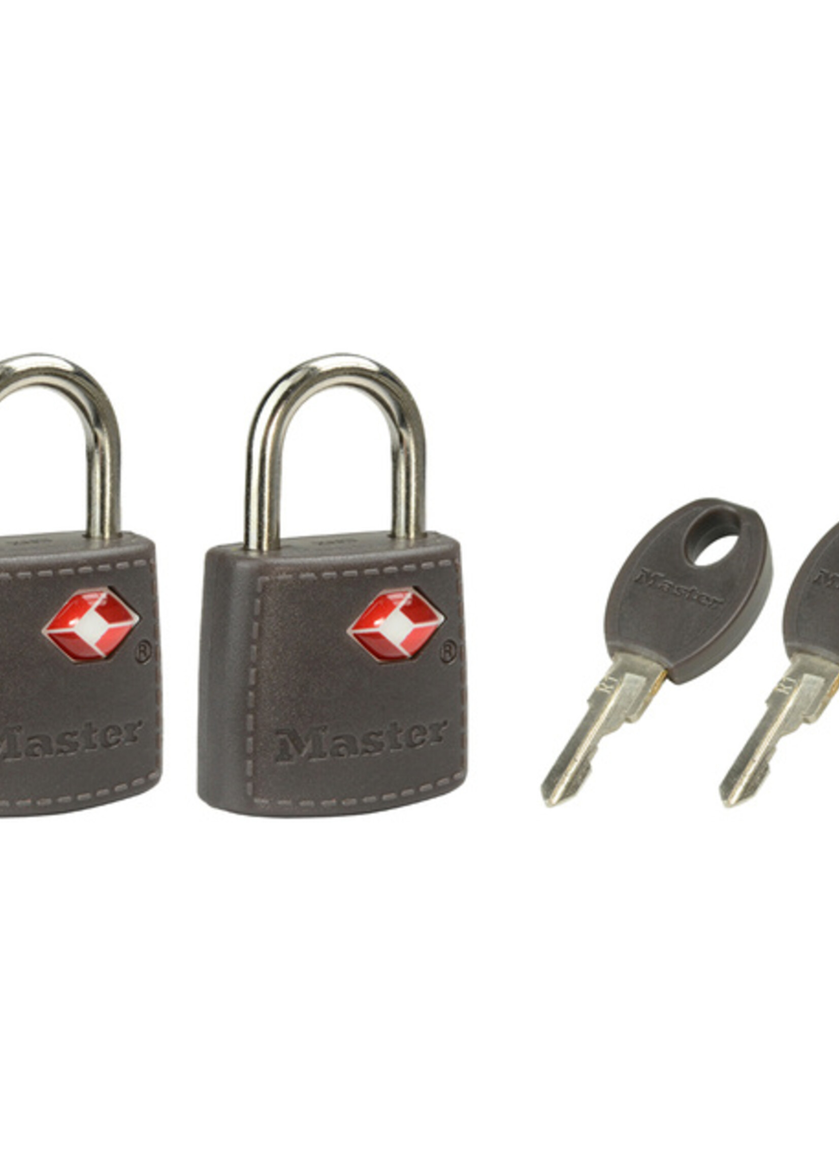 Master Lock Cadenas Masterlock 2 égaux ABS TSA assorti 30mm