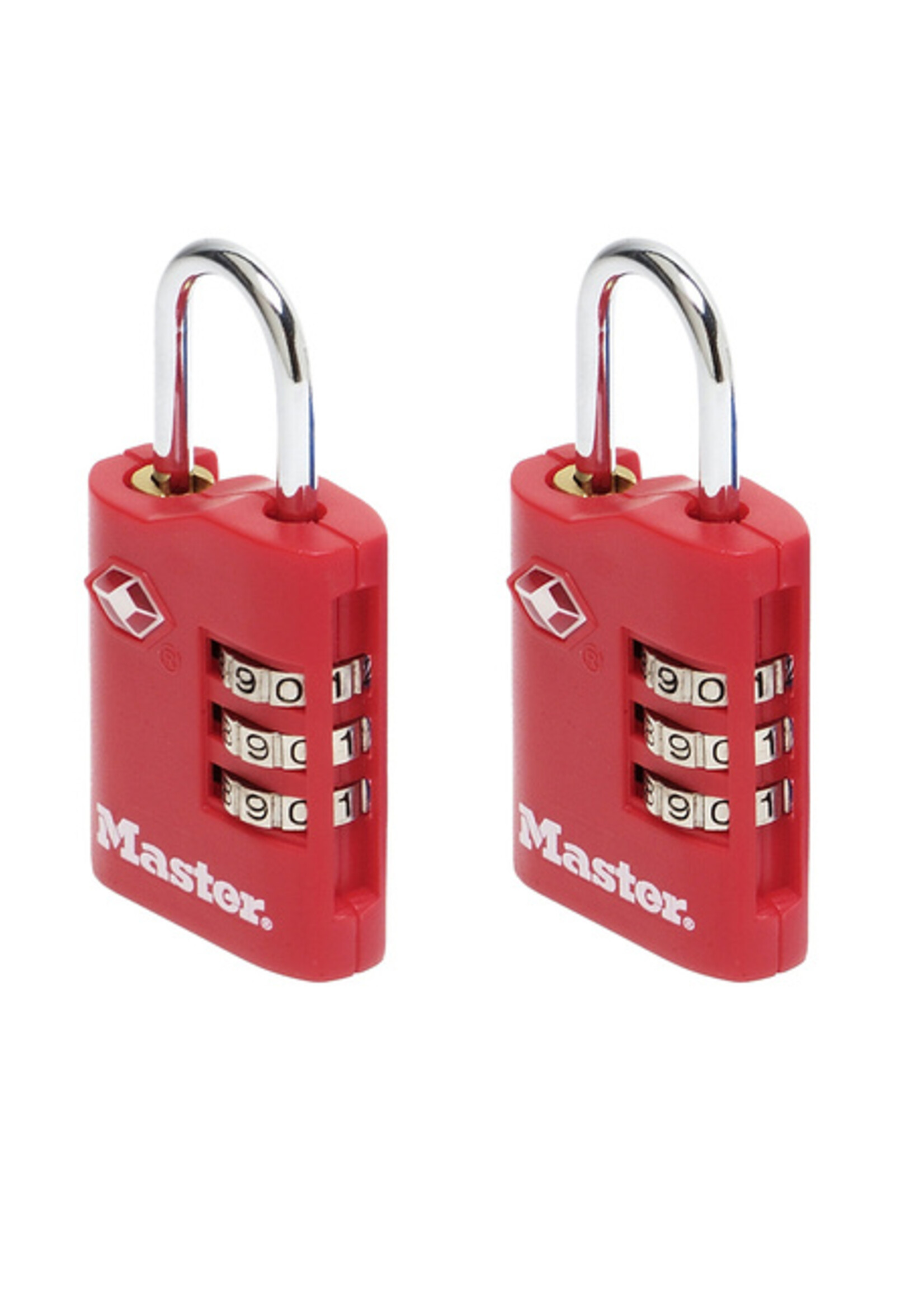 Master Lock Cadenas Masterlock combinaison 3 chiffre TSA 2 cadenas assorti 30mm