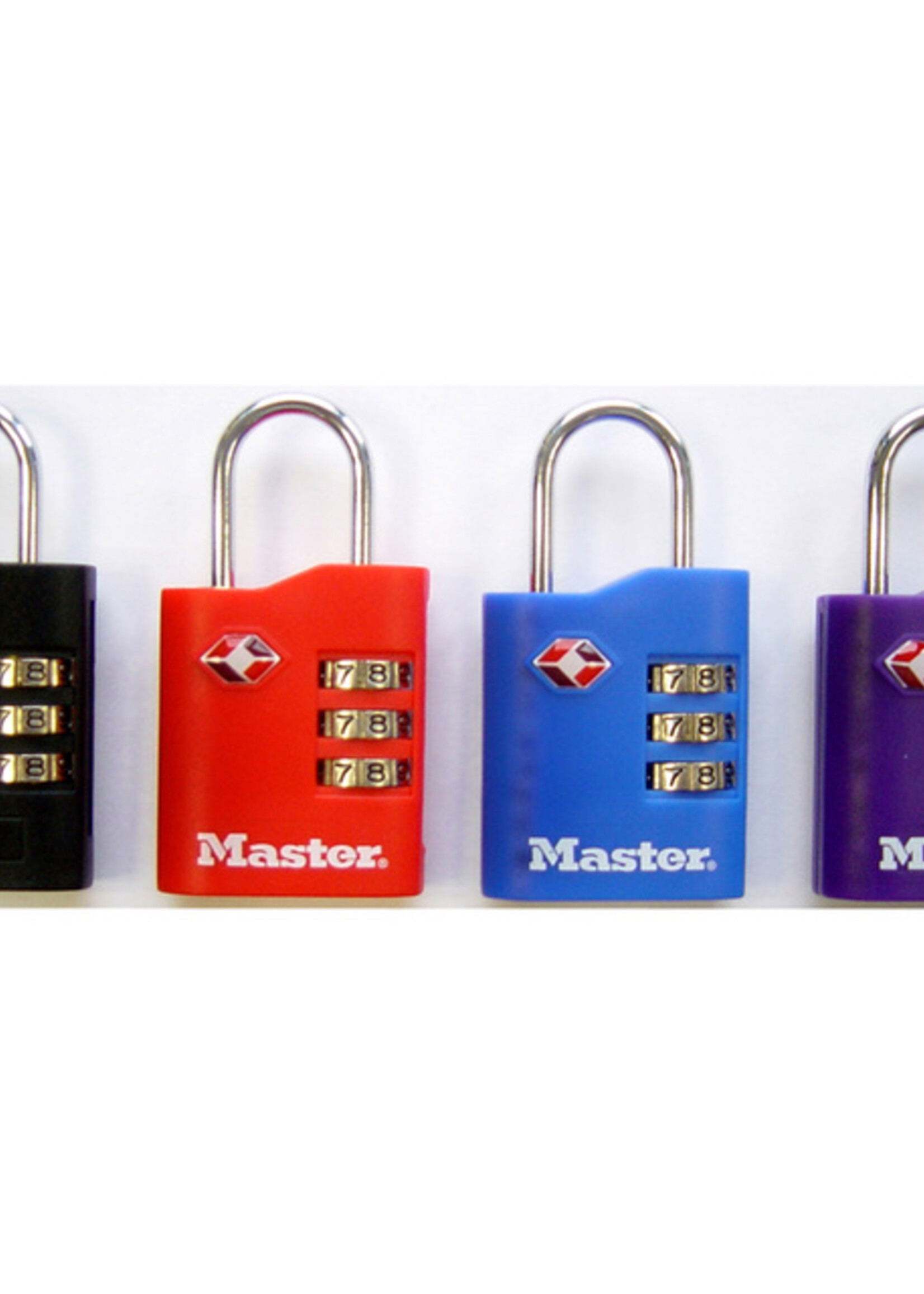 Master Lock Cadenas Masterlock combinaison 3 chiffre TSA 2 cadenas assorti 30mm