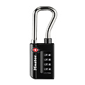 Master Lock Hangslot Masterlock 4-cijfer combinatie TSA lange beugel zwart 35mm