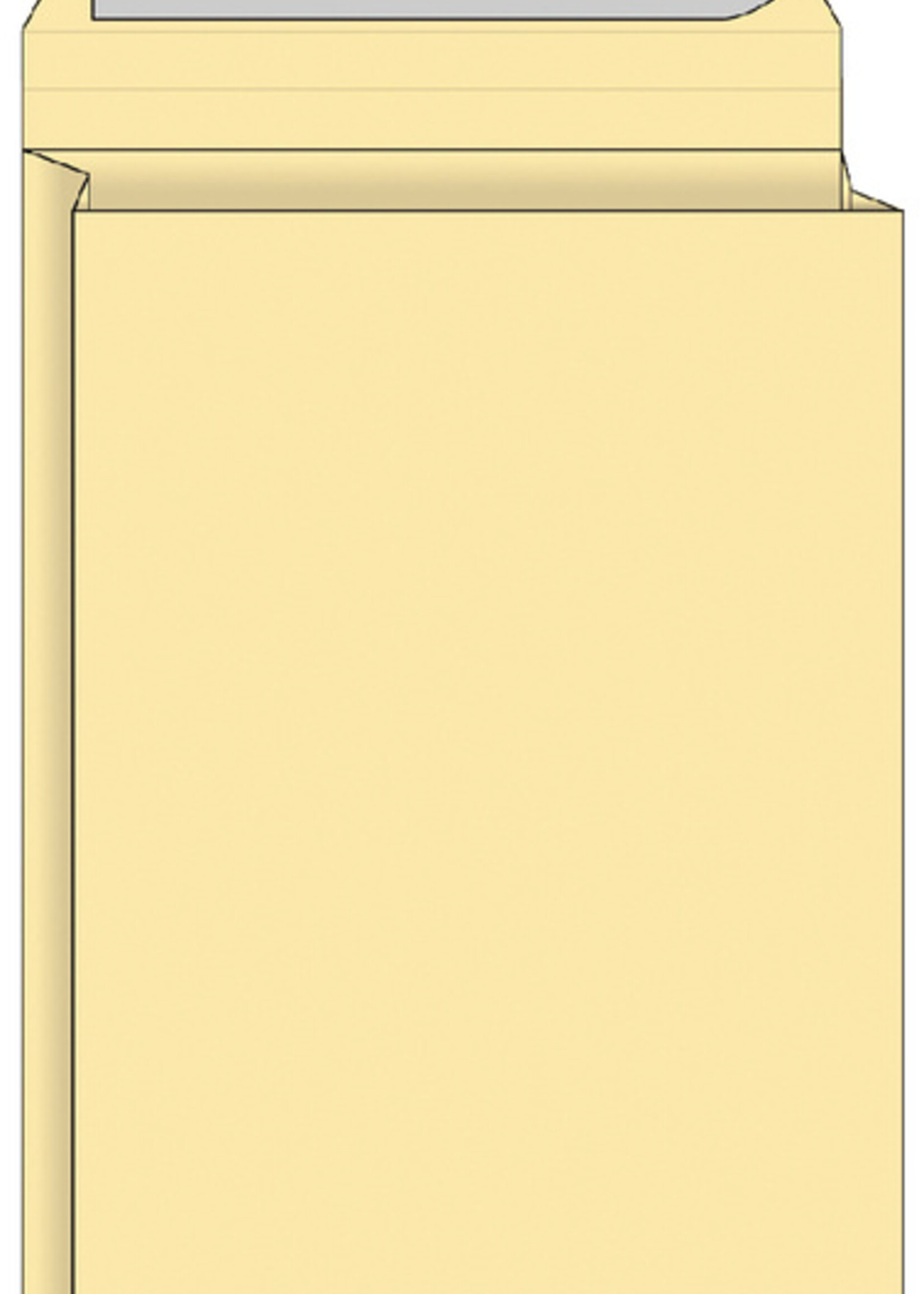 Quantore Envelop Quantore monsterzak 229x324x38mm zelfkl. creme 10 stuks
