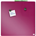 Nobo Whiteboard Nobo tegel 36x36cm roze magnetisch