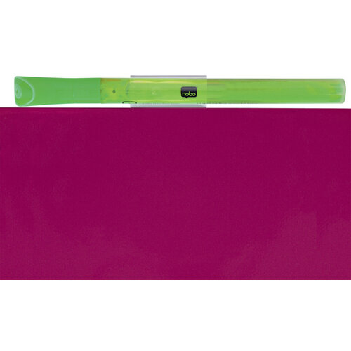 Nobo Whiteboard Nobo tegel 36x36cm roze magnetisch
