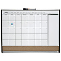 Nobo Whiteboard Nobo magnetische planner met prikbord van kurk 585x430mm