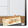Nobo Whiteboard Nobo magnetische planner met prikbord van kurk 585x430mm