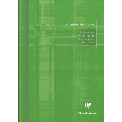 Clairefontaine Cahier de bord enseignant A4 72 pages multilingue assorti