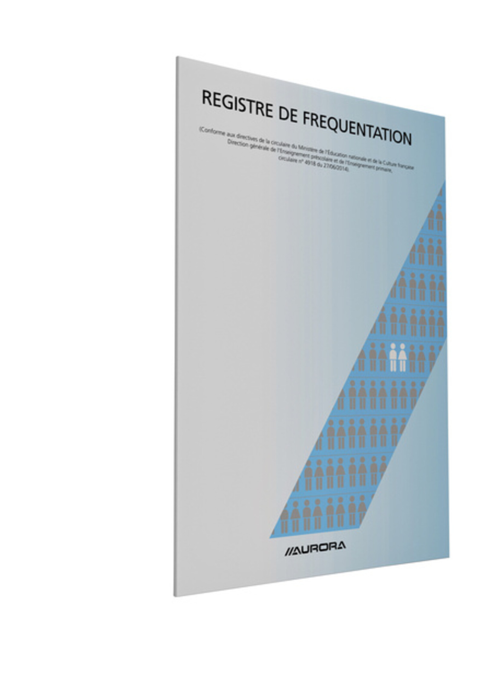 Aurora Aanwezigheidsregister Aurora Splendid A4 32blz 80gr Franstalig