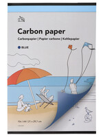 Qbasic Carbonpapier Qbasic  A4 21x29,7cm 10x blauw