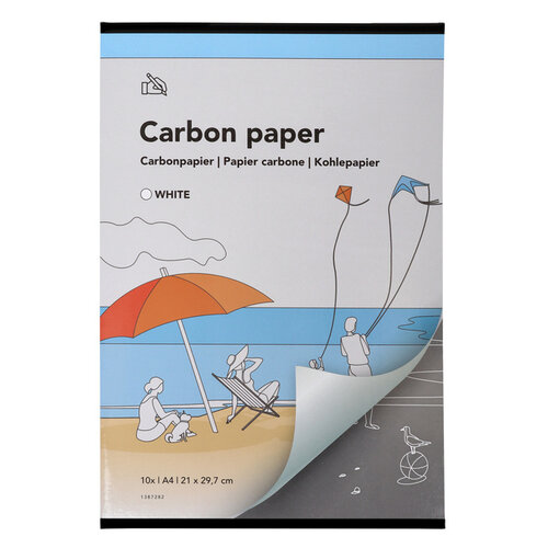 Qbasic Carbonpapier Qbasic A4 21x29,7cm 10x wit