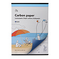 Qbasic Papier carbone Qbasic A4 21x29,7cm 100 feuilles bleu