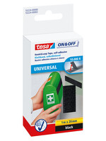 Tesa Bande auto-agrippante Tesa On & Off 55224 20mmx1m noir