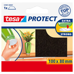 Feutrine anti-rayures Tesa 57891 80x100mm brun