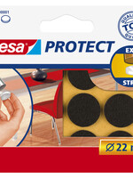 Tesa Beschermvilt Tesa antikras 57893 22mm rond bruin