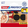 Tesa Feutrine anti-rayures Tesa 57894 rond 26mm brun