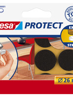 Tesa Feutrine anti-rayures Tesa 57894 rond 26mm brun