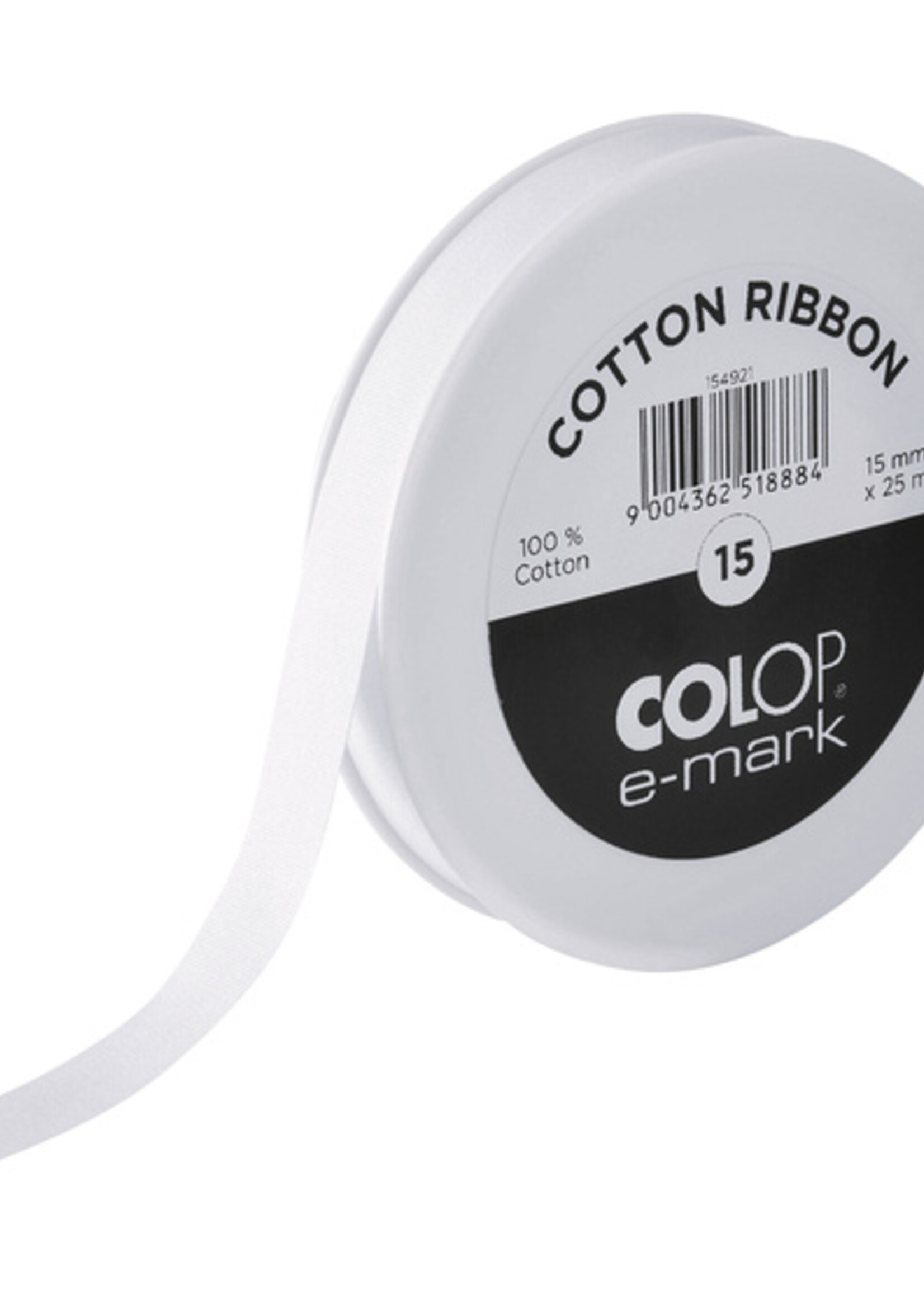 Colop Ruban coton Colop e-mark 15mmx25m