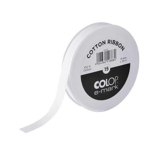 Colop Ruban coton Colop e-mark 15mmx25m