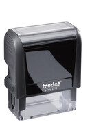 Trodat Tekststempel Trodat Printy 4912 personaliseerbaar zw 4regels 47x18mm