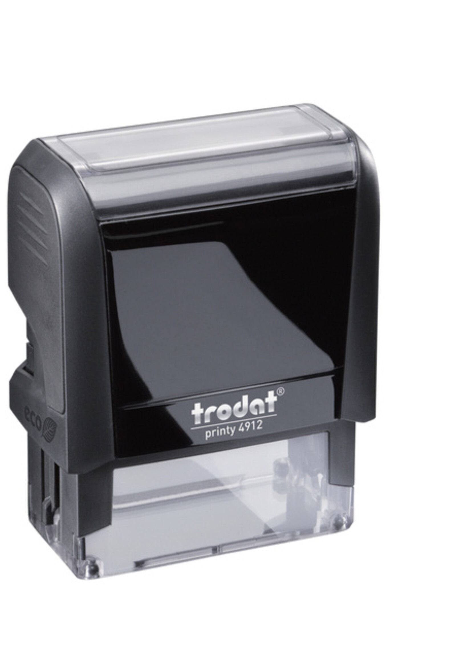 Trodat Tekststempel Trodat Printy 4912 personaliseerbaar zw 4regels 47x18mm