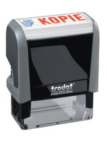 Trodat Tampon texte Trodat Printy 4912 KOPIE bleu rouge