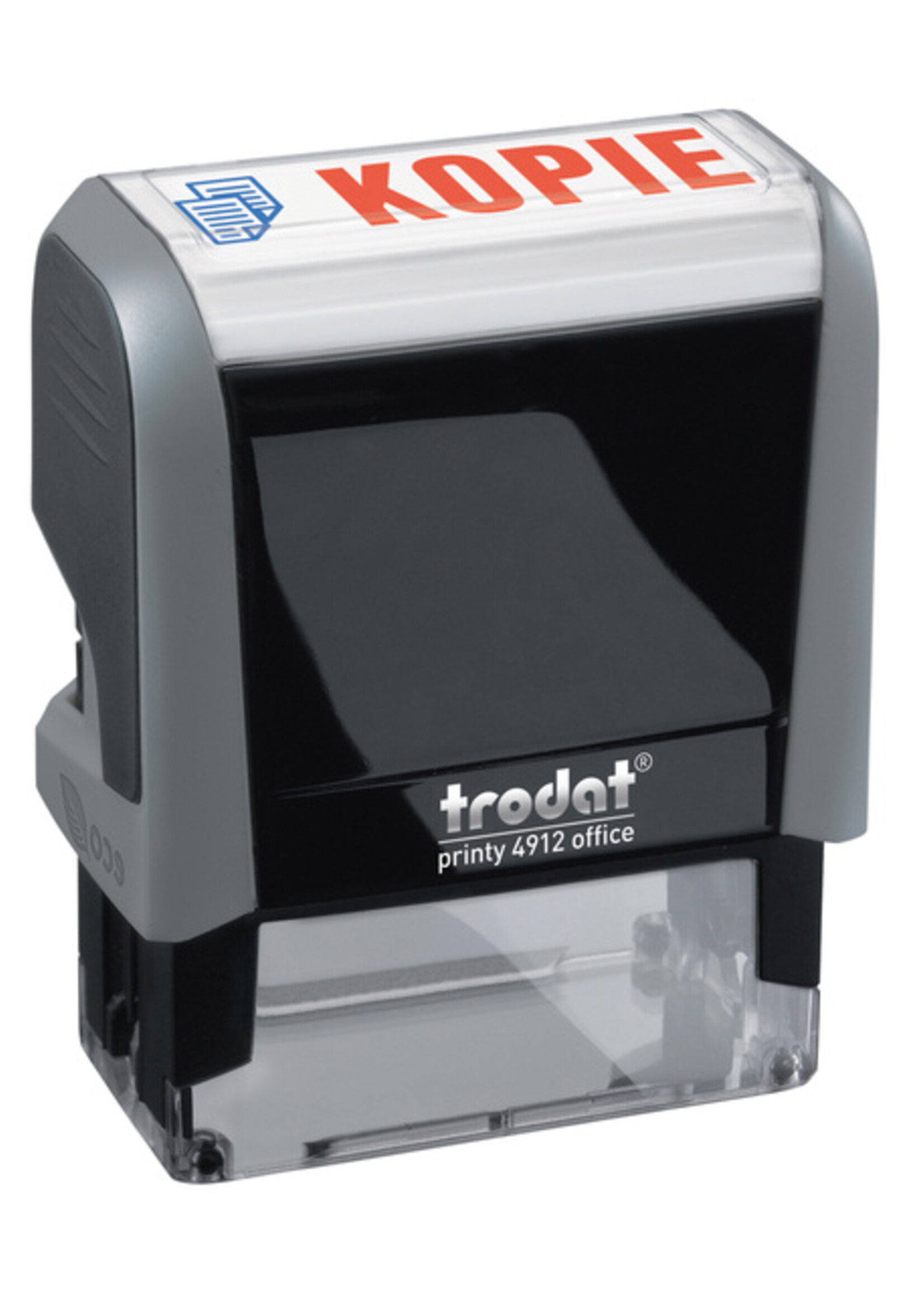 Trodat Tampon texte Trodat Printy 4912 KOPIE bleu rouge