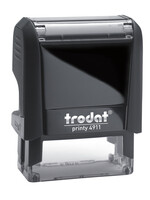 Trodat Tekststempel Trodat Printy 4911 personaliseerbaar zw 3regels 48x14mm