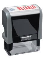 Trodat Tekststempel Trodat Printy 4912 betaald blauw rood