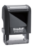 Trodat Tampon texte Trodat Printy 4910 personnalisable noir 2 lignes 26x9mm