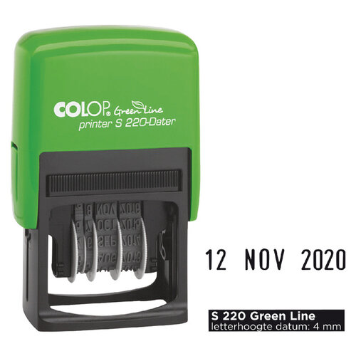 Colop Datumstempel Colop S220 green line 4mm