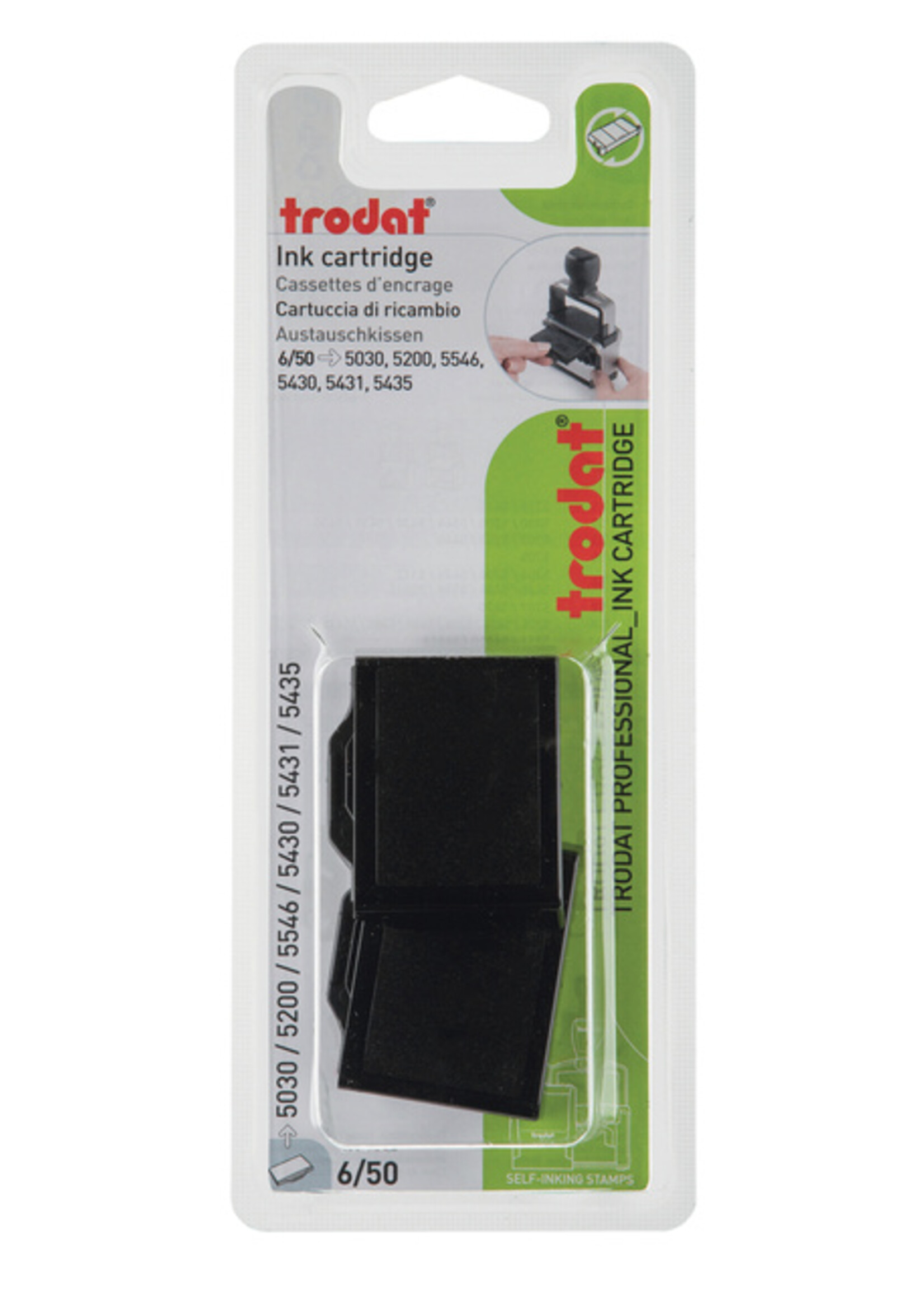 Trodat Stempelkussen Trodat 6/50 2 stuks zwart