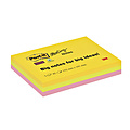 Post-it Memoblok 3M Post-it 6445 Super Sticky 152x101mm assorti