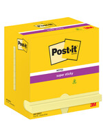 Post-it Memoblok 3M Post-it 655 Super Sticky 76x127mm geel