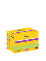 Post-it Bloc-mémos 3M Post-it Super Sticky 47,6x47,6mm Carnival