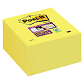 Post-it Memoblok 3M Post-it 2028 Super Sticky 76x76mm kubus neon geel