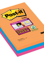 Post-it Bloc-mémos 3M Post-it 4960 Super Sticky 101x152mm Bangkok