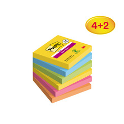 Post-it® Super Sticky Notes Carnaval 4+2 gratuits