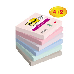Post-it® Super Sticky Notes Soul 4+2 gratis