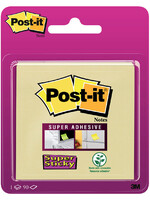 Post-it Memoblok 3M Post-it 6920 Super Sticky 76x76mm geel